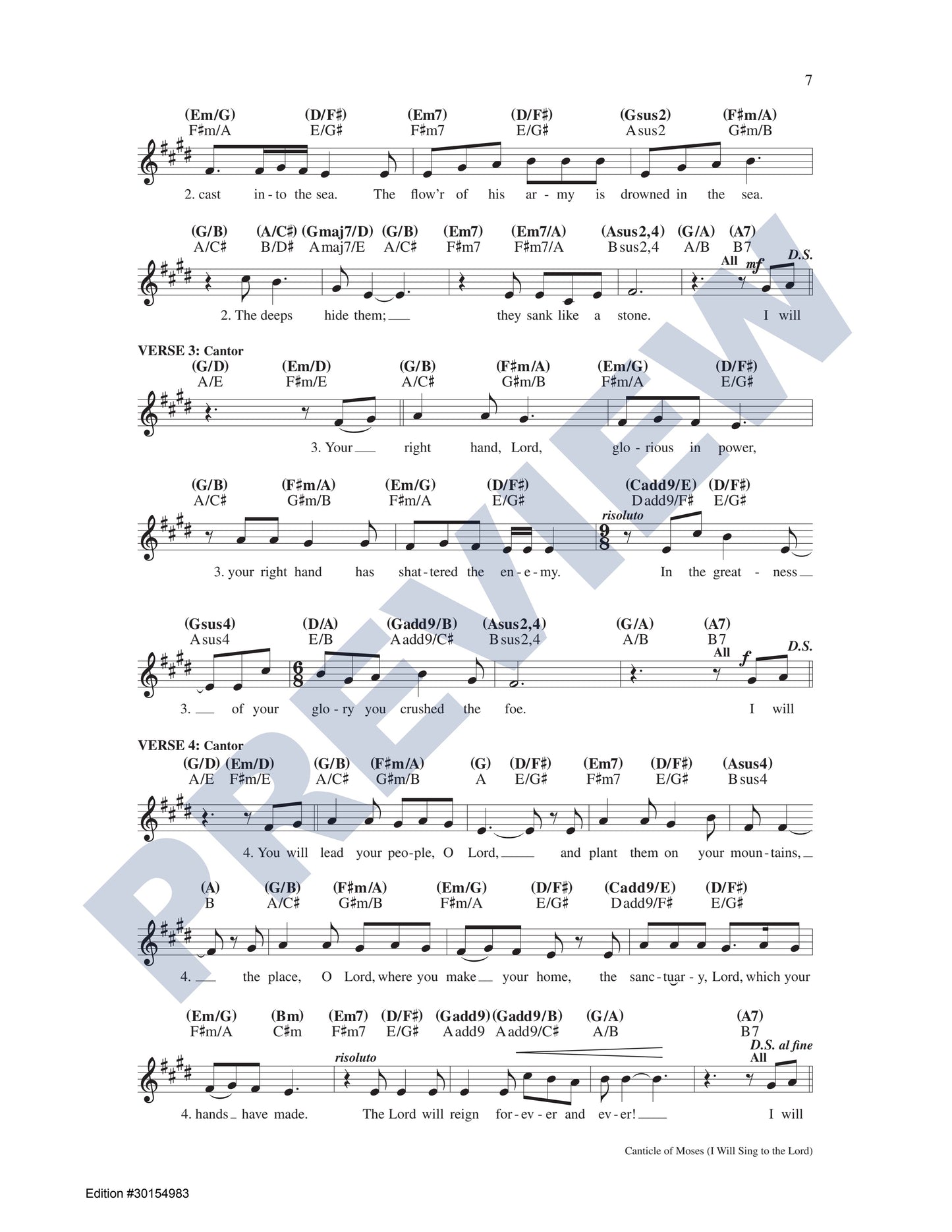 Canticle of Moses