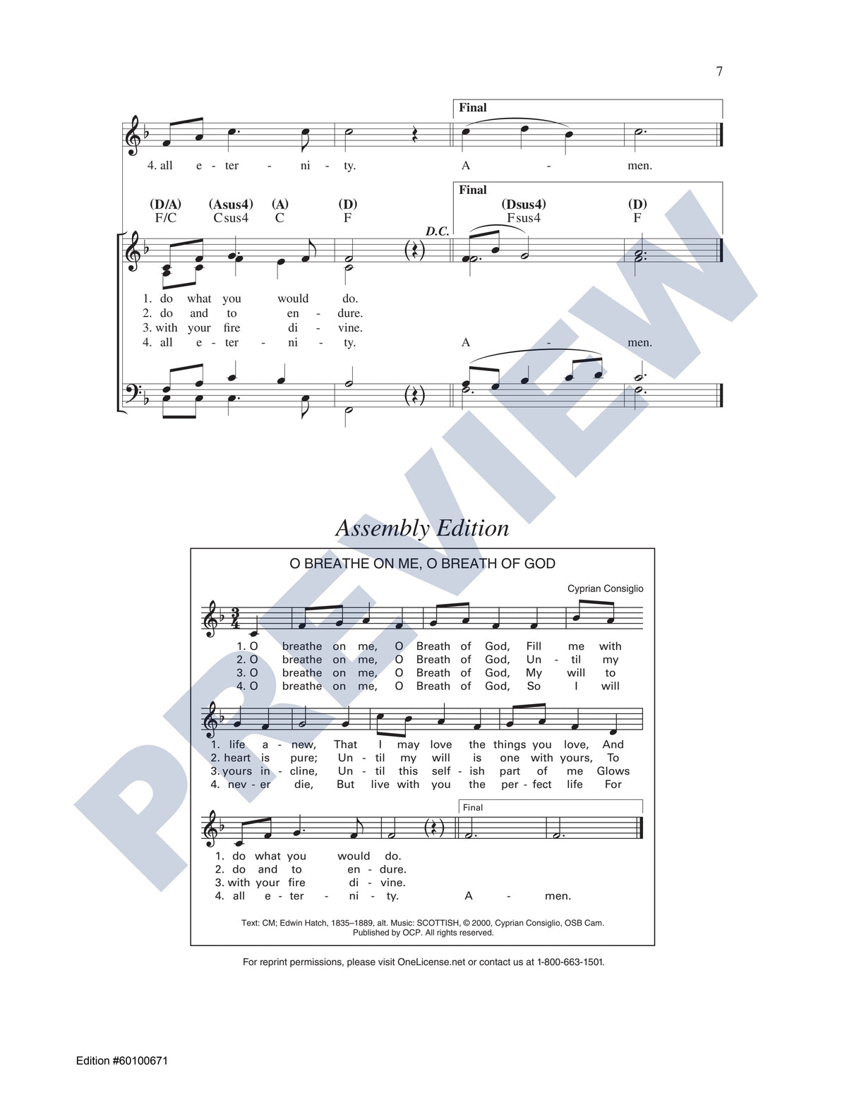 Four Hymns of Comfort and Praise