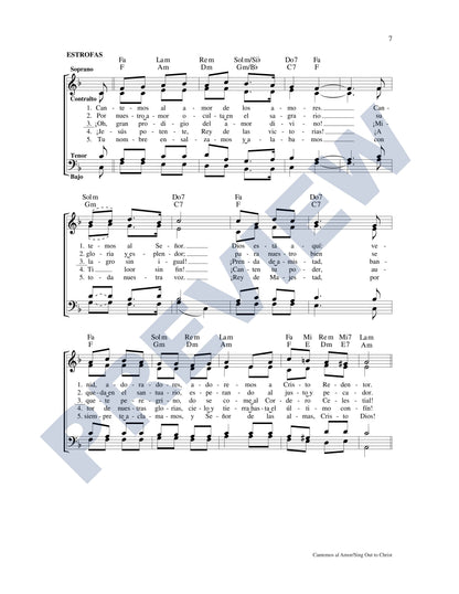 Cantemos al Amor/Sing Out to Christ