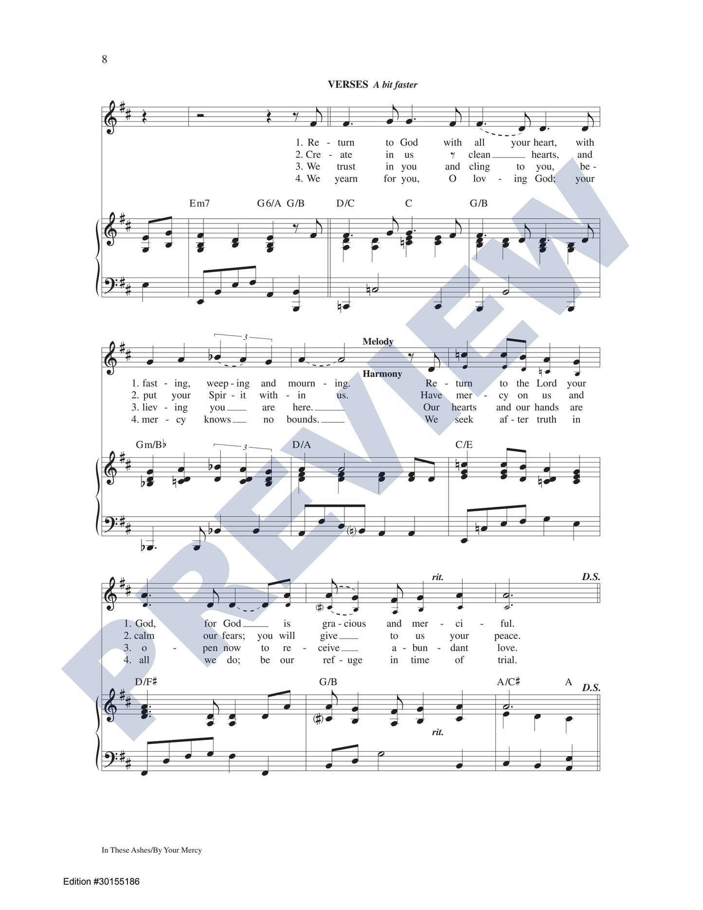 In These Ashes/By Your Mercy