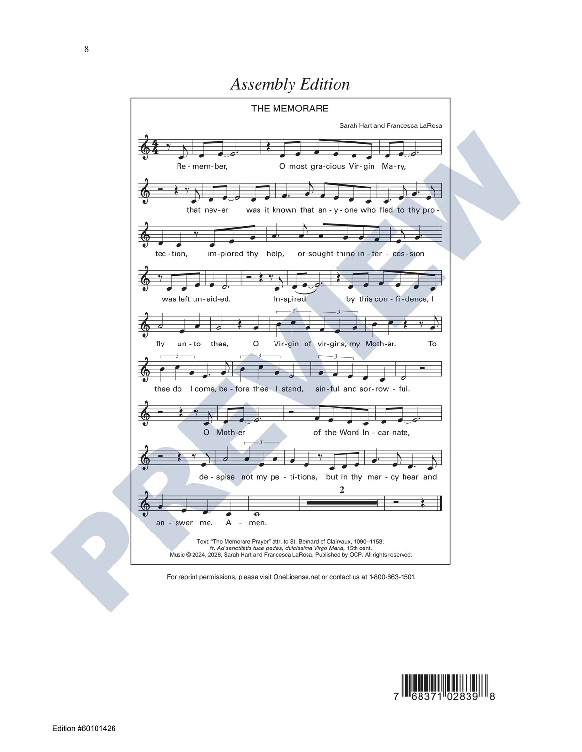 The Memorare