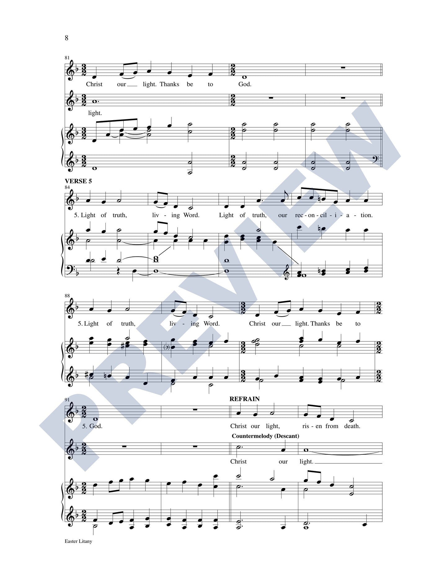 Easter Litany