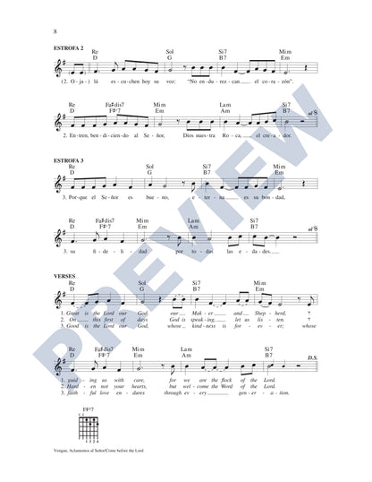 Vengan, Aclamemos al Señor/Come Before the Lord