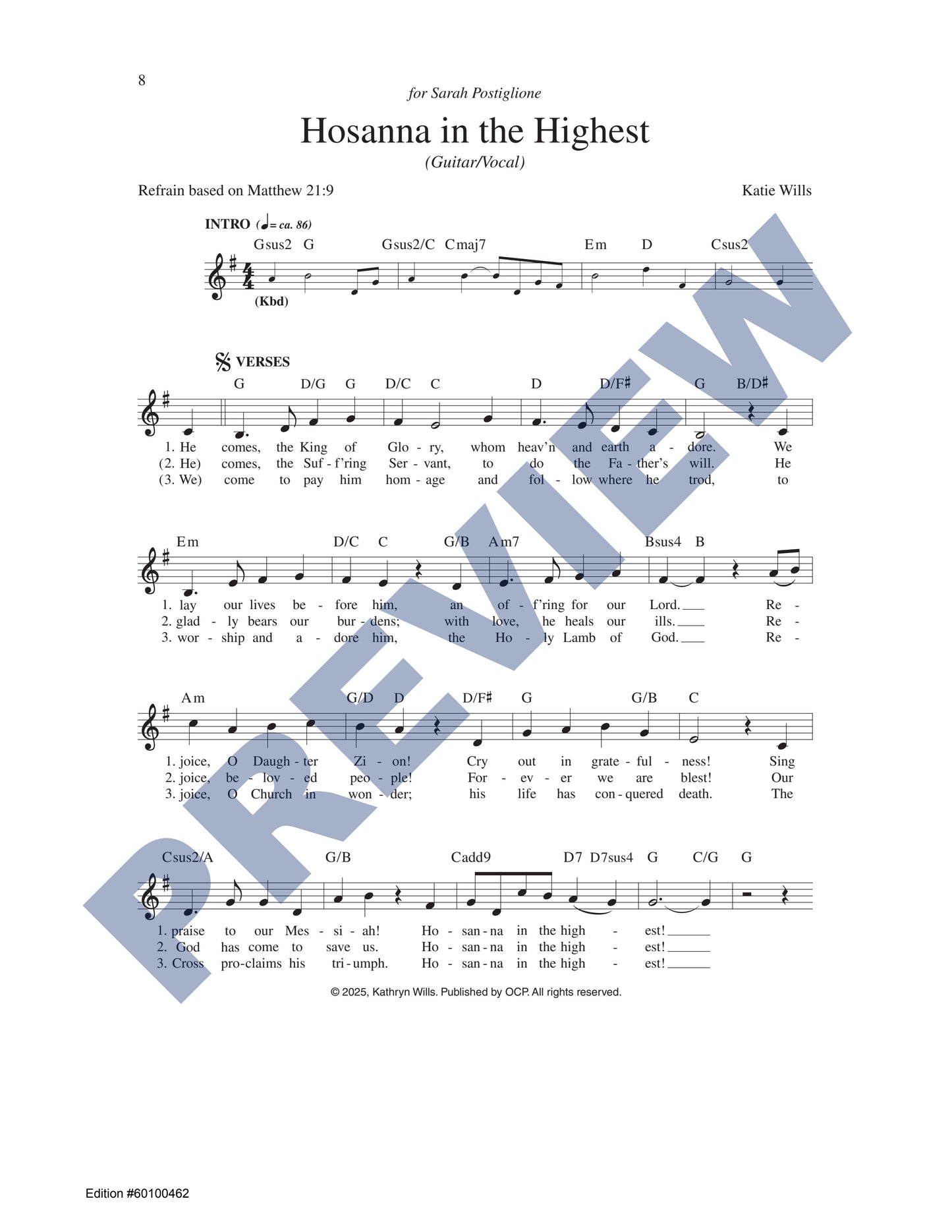 Hosanna in the Highest
