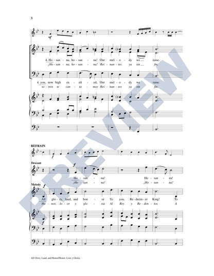 All Glory, Laud, and Honor/Honor, Loor y Gloria