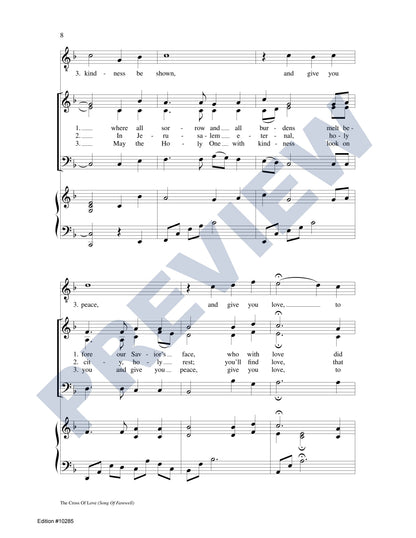 The Cross of Love: Blessing Prayer/Song of Farewell