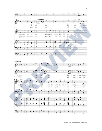 All Glory, Laud, and Honor/Honor, Loor y Gloria