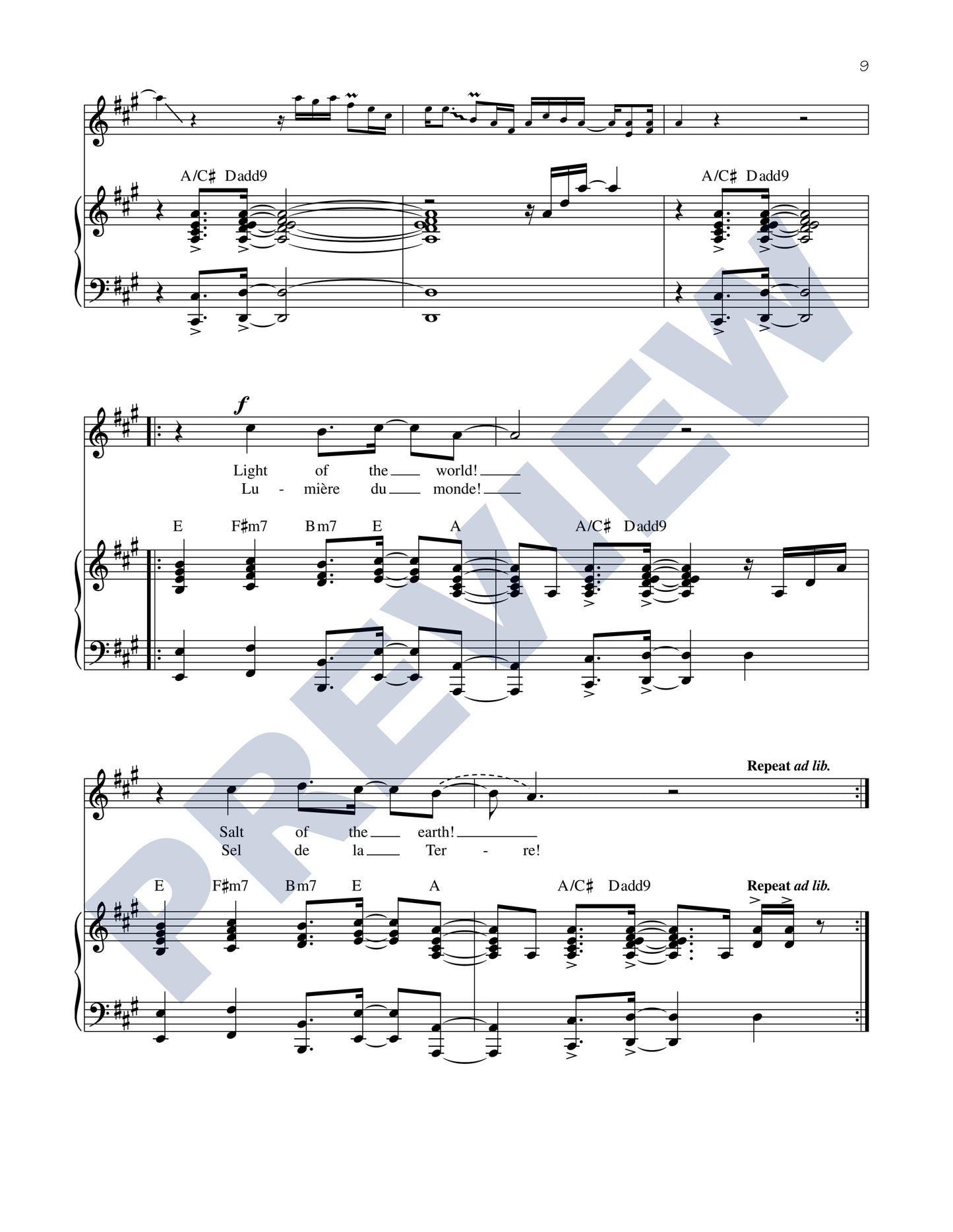 Light of the World/Lumière du Monde