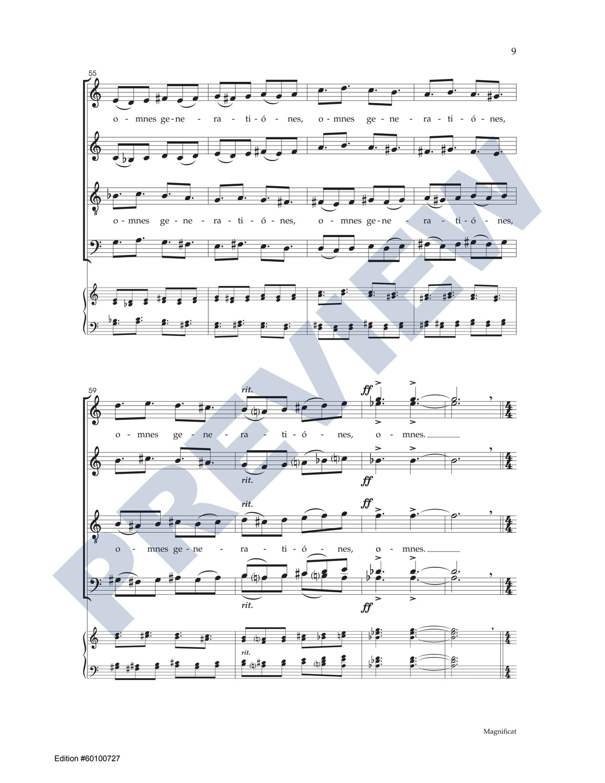 Magnificat & Nunc Dimittis