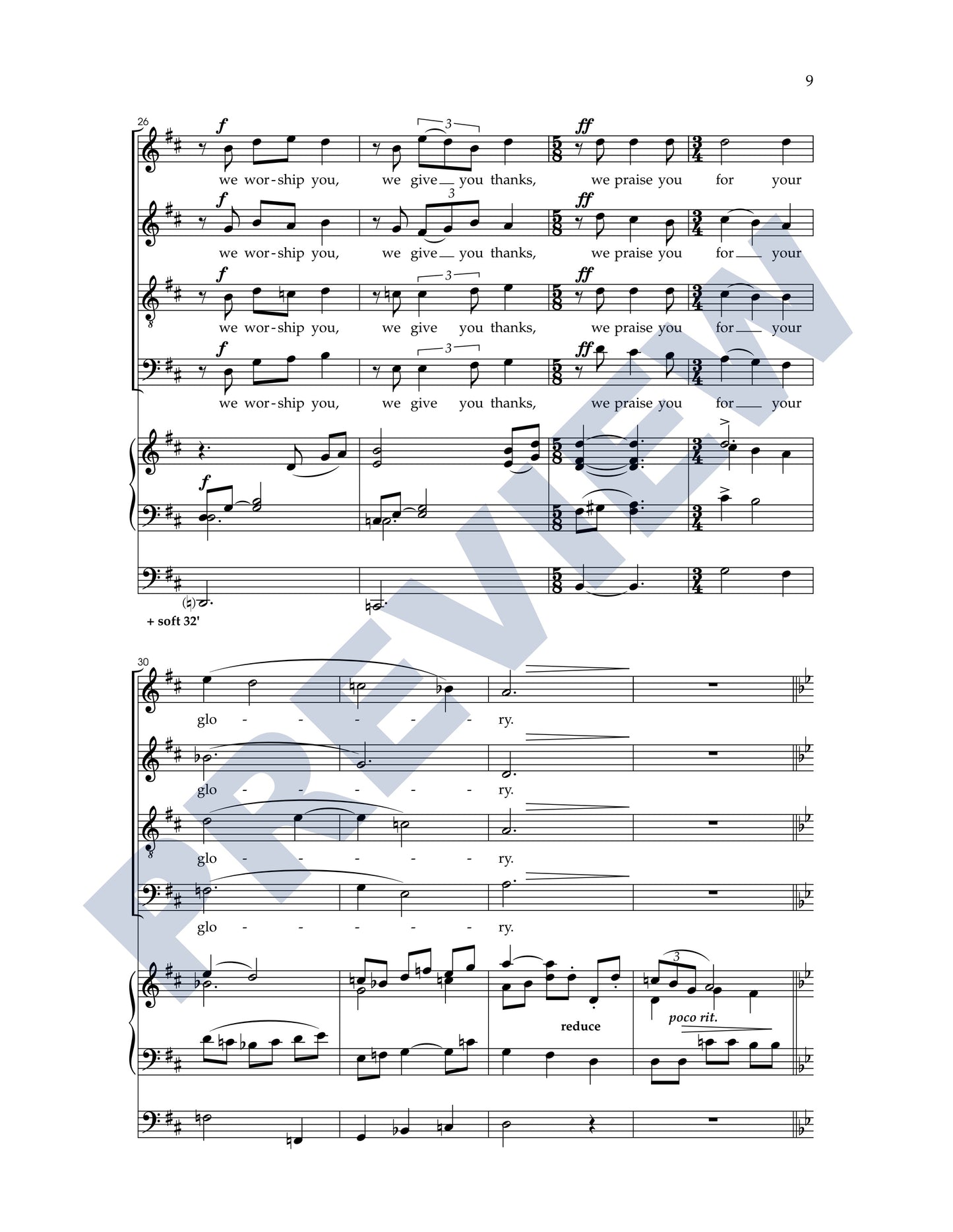 Missa Brevis (Washington Service)